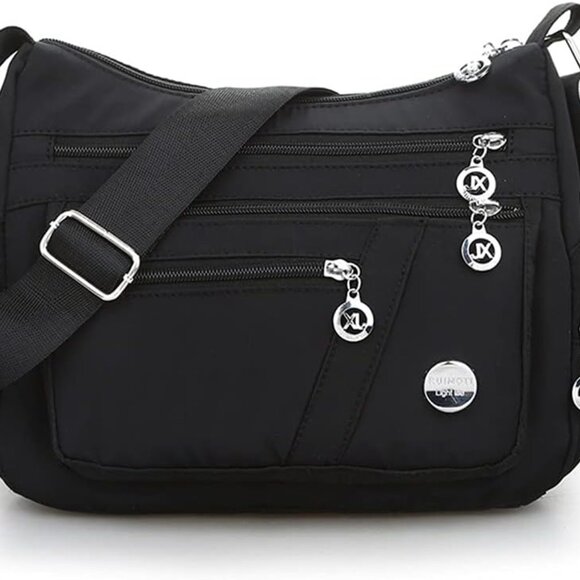 Crossbody Bag Women Nylon Lightweight Waterproof Messenger Bag - Picture 1 of 5